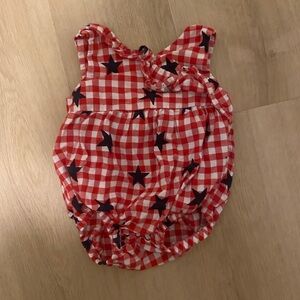 Cat & Jack stars bubble romper